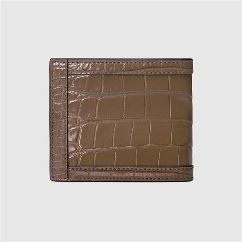 Gucci CROCODILE/ALLIGATOR Card Case/Wallet for sale 